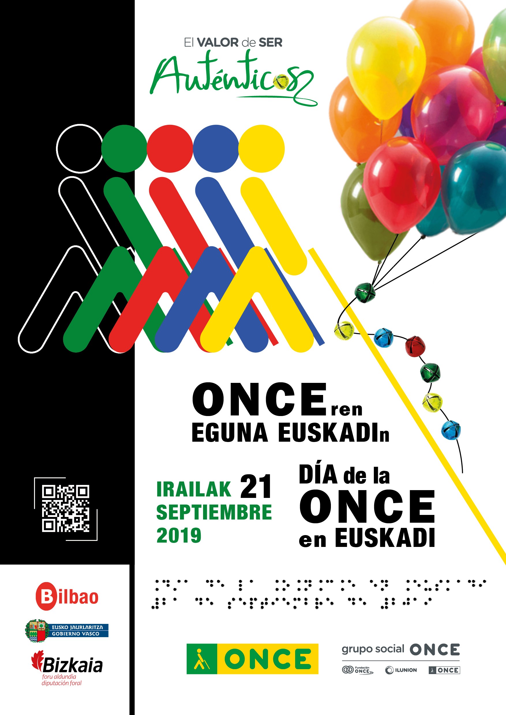 Portada del programa de actividades de la Semana ONCE Euskadi