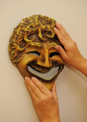 Máscara de teatro griego