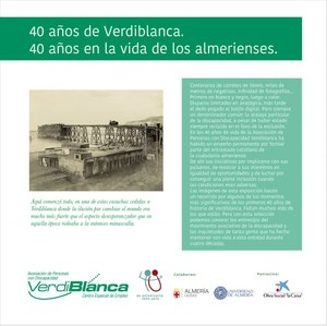 Uno de los panales de la exposición