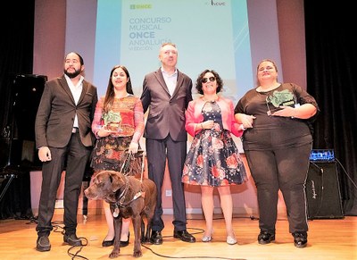 Los ganadoresVII Concurso Musical ONCE Andalucía. 