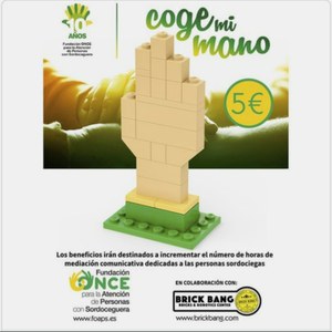 "Coge mi mano", juego de piezas encajable