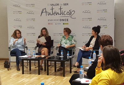 Un momento del debate entre las ponentes
