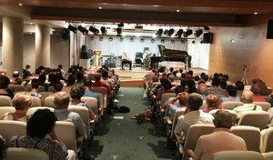 Salón de la Delegación de Madrid durante el desarrollo del Festival Musical en su edición del pasado año