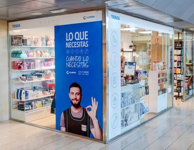 Exterior de la nueva tienda en el hospital de Inca