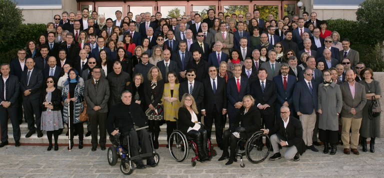 Los más de 160 responsables del Grupo Social ONCE participantes en el CCG