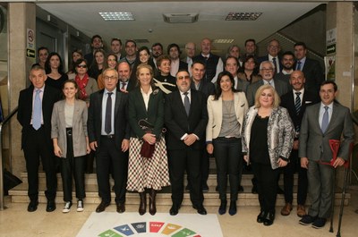 Foto de familia al término de la Asamblea