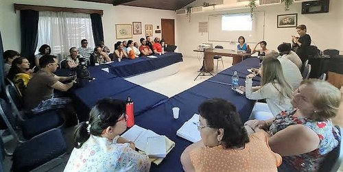 Taller realizado en Paraguay junto al CONADIS