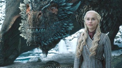 Juego de tronos. Daenerys y el dragón
