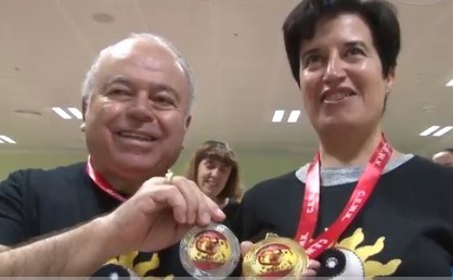 Mariló Navarro y Juan Pedro Robles son los protagonistas del Campeonato Wu-Shu y Kun Fú