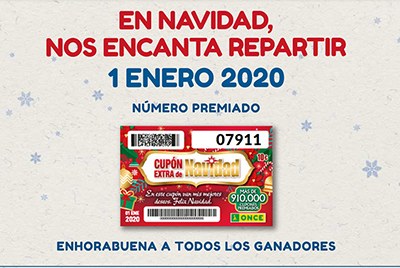 Número premiado en el Sorteo Extraordinario de Navidad 