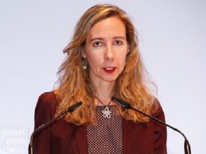 Patricia Sanz durante una intervención pública