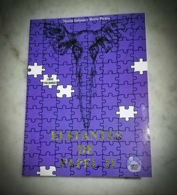 Portada del libro solidario Elefantes de Papel 