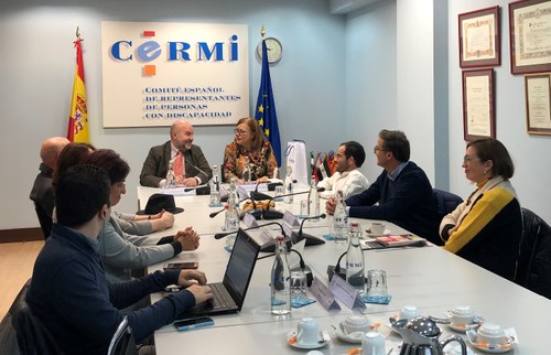 Reunión entre el CERMI y la CEDU en la firma del acuerdo Reunión entre el CERMI y la CEDU en la firma del acuerdo