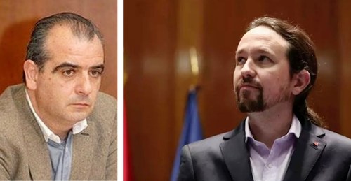 Luciano Poyato (a la izquierda) y el vicepresidente Iglesias 