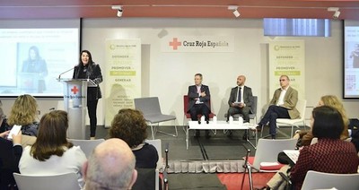 Acto de presentación del Estudio del Tercer Sector en la sede madrileña de Cruz Roja