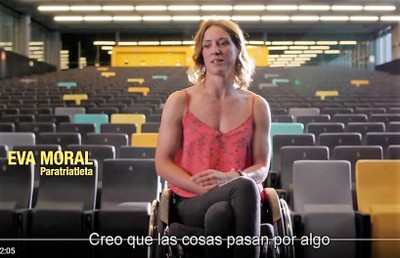 Captura de imagen del arranque del documental dedicado a Eva Moral
