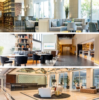 De arriba a abajo: hotel de Alcalá Norte, Barcelona y Málaga