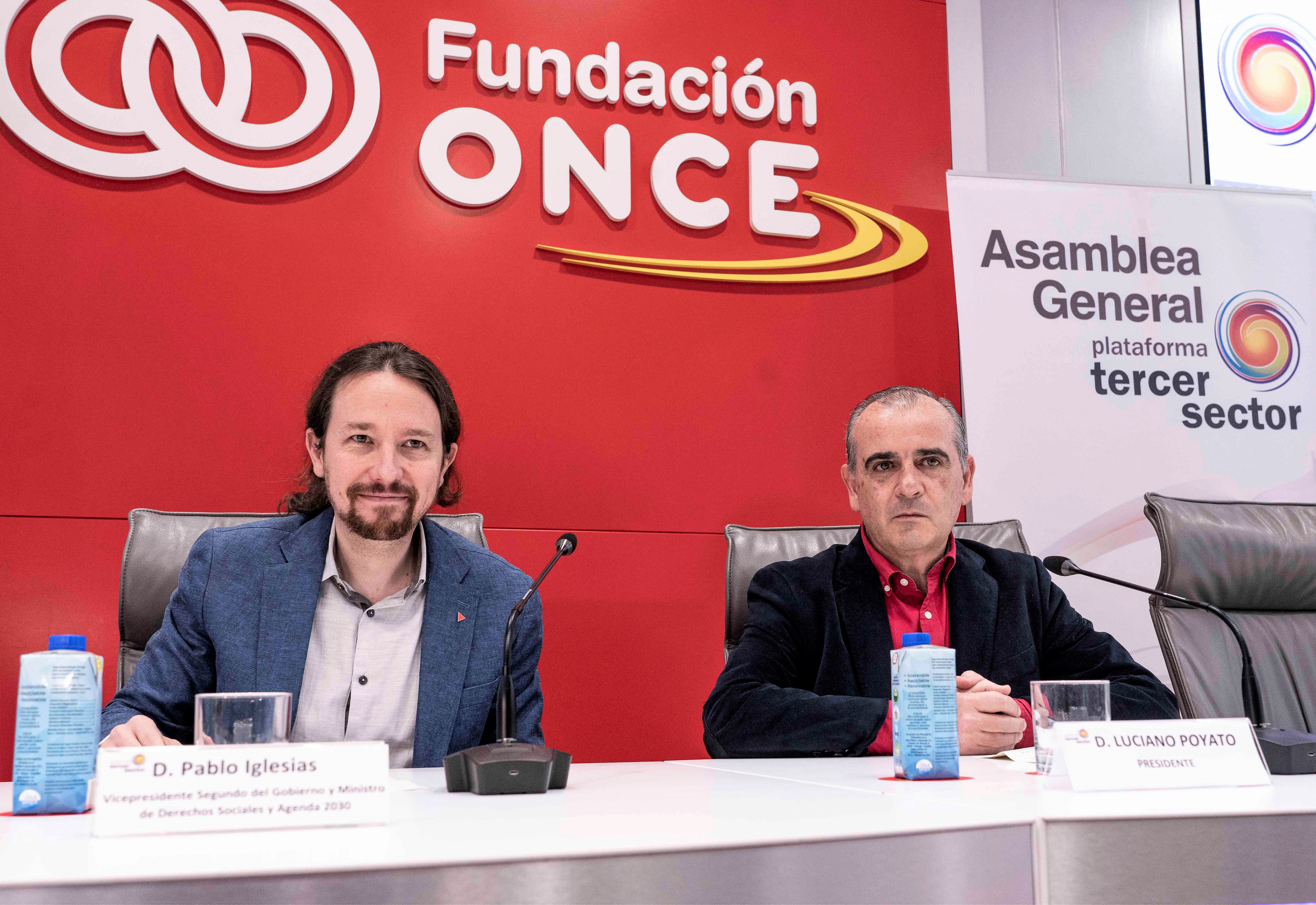 Pablo Iglesias y Luciano Poyato