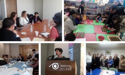Collage de distintas imágenes del viaje de las representantes de FOAL a México