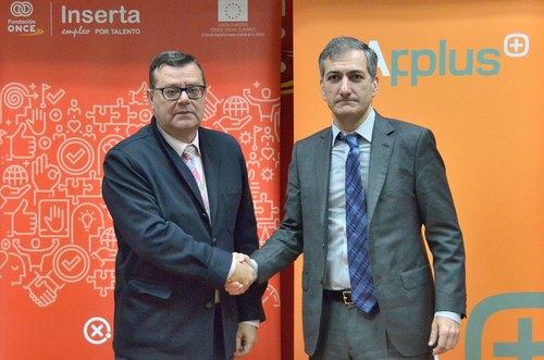 Martínez Donoso junto a José Delfín Pérez