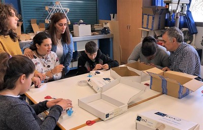 En el taller de montaje