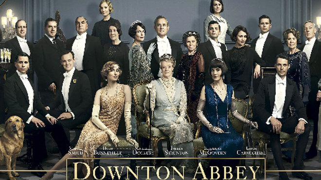 Cartela película Downton Abbey, uno de los títulos con audiodrescripción