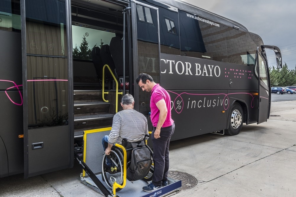 Bus 4All de la empresa burgalesa  Autocares Víctor Bayo
