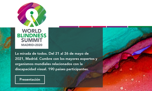Cabecera de la web del Summit con el anuncio de sus nuevas fechas de celebración