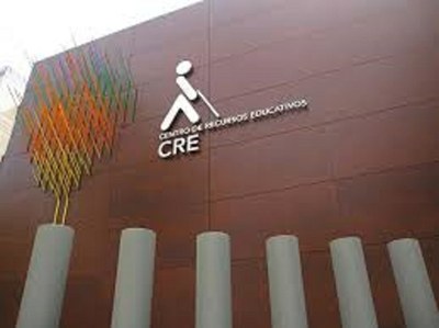 Detalle de la fachada del CRE de Madrid