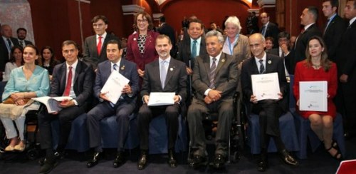 Jefes de Estado y presidentes iberoamericanos en la presentación del Programa en La Antigua (Guatemala) en 2018