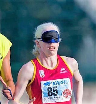 Susana Rodríguez, en plena carrera