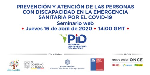 Diapositiva sobre los cursos on line del Programa Iberoamericano sobre Discapacidad