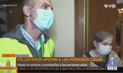 Fotograma del reportaje emitido en TVE 1