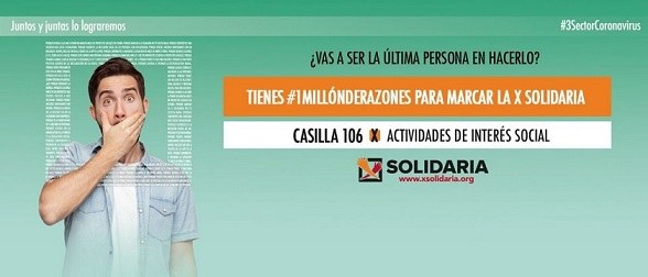 Imagen de la campaña X Solidaria