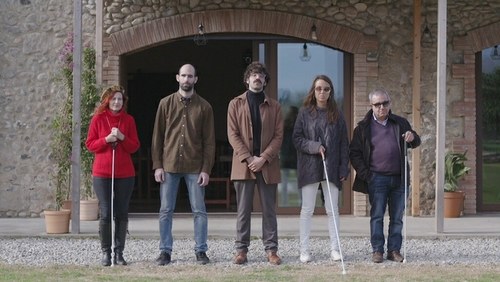 Los protagonistas del primer programa de Tabus, dedicado a la ceguera