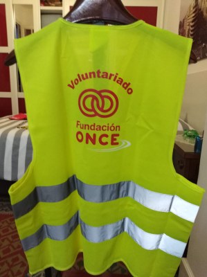 Chaleco de voluntariado de Fundación ONCE