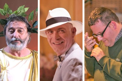 De izquierda a derecha, Fernando Lozano, Fernando Forte e Íñigo Juango
