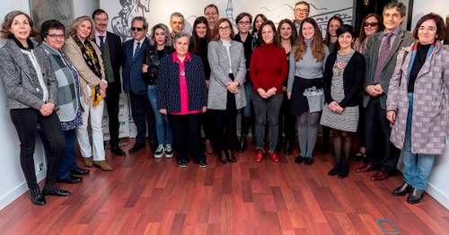 Reunión del comité organizador del Congreso, el pasado mes de febrero, antes de proclamarse el estado de alarma