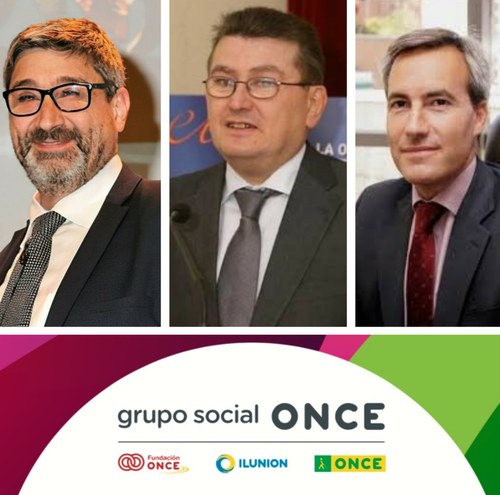 De izda. a dcha: José Luis Pinto, Ángel Sánchez, Alejandro Oñoro