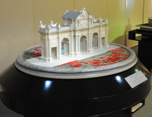 Maqueta de la Puerta de Alcalá de Madrid
