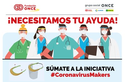 Diapositiva de la campaña de Fundación ONNCE CORONAVIRUS HELP Markers