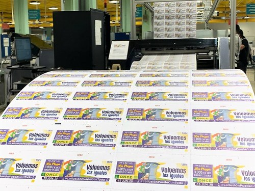 Las rotativas del cupón al reiniciar su producción con los cupones del 15 de junio