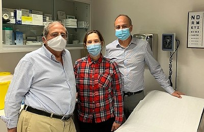 De izquierda a derecha, Victoriano Redondo, Belén Guerrero y José Rodríguez