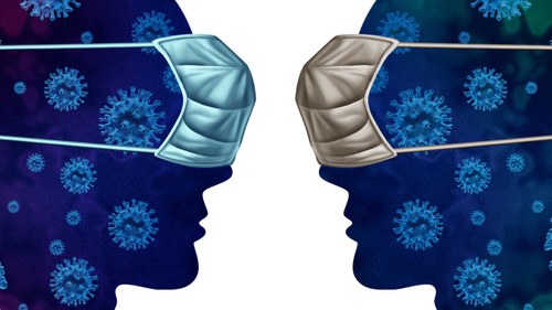 Diapositiva con imagen de dos personas con mascarillas en los ojos