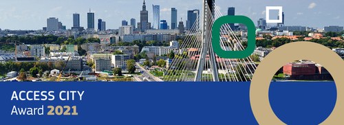 Banner del premio Ciudad Europea Accesibles 2021