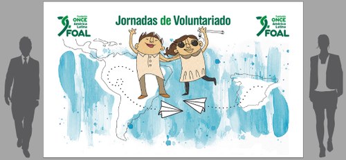 Diapositiva cartel de las jornadas de voluntariado