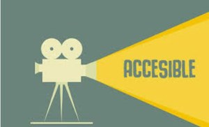 Cartel promocional del cine accesible