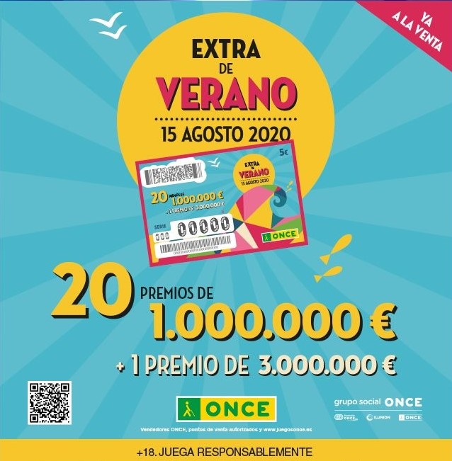 Cartel promocional del Sorteo Extra de Verano