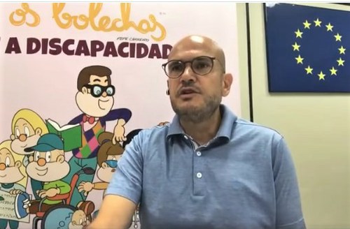 El presidente de COCEMFE, Anxo Queiruga
