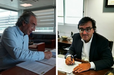 Martí March y  José Vilaseca